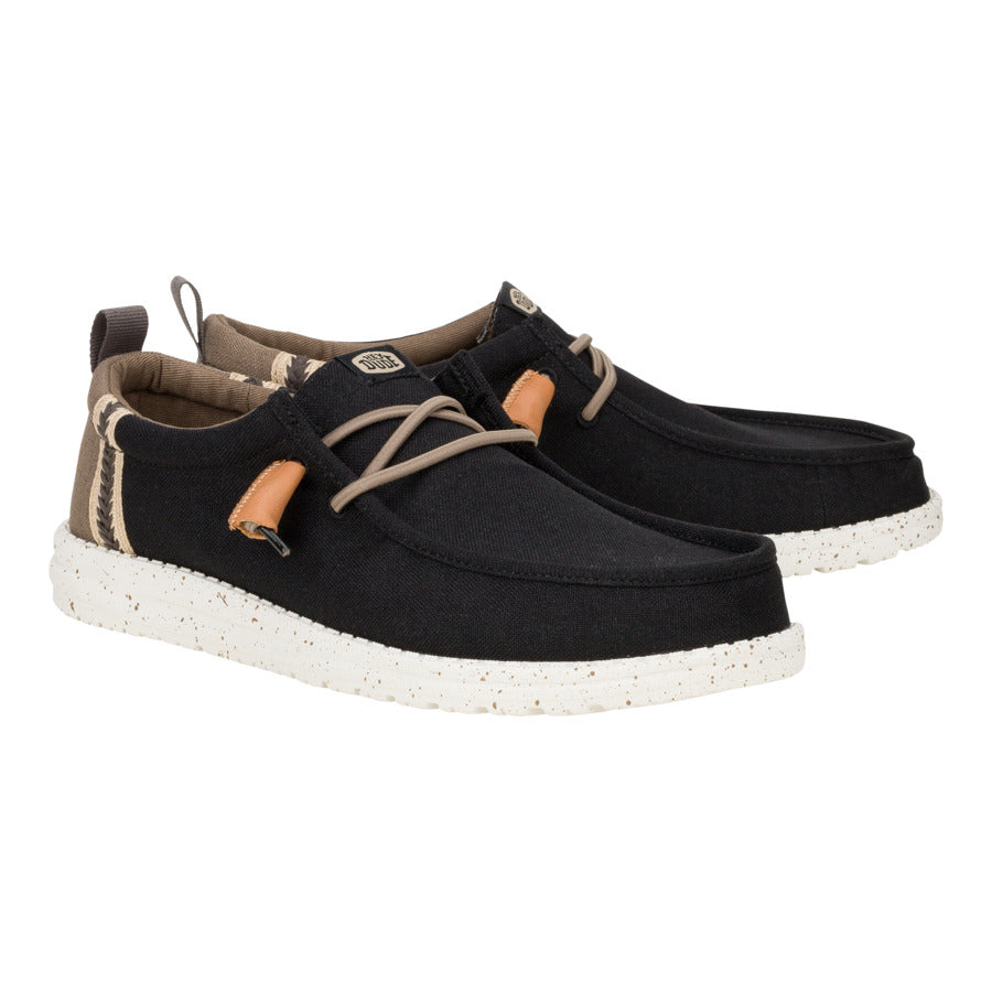 Wally Craft Linen – Black/Walnut - Image 2