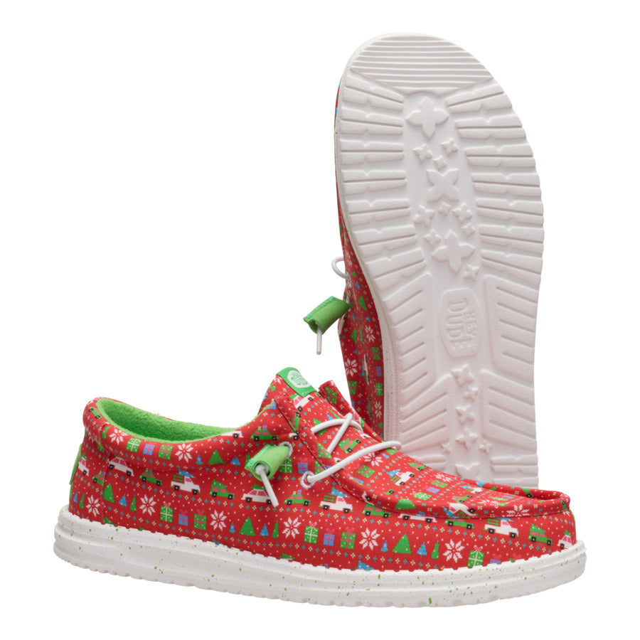 Wally Holiday Sweater – Red/Green/Multi - Image 3